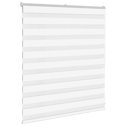 Zebra Blind White 120x100 cm Fabric Width 115.9 cm Polyester