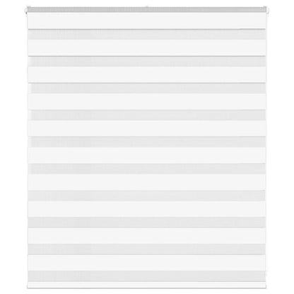 Zebra Blind White 135x100 cm Fabric Width 130.9 cm Polyester