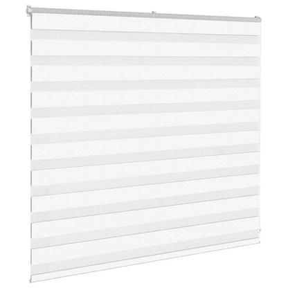 Zebra Blind White 155x100 cm Fabric Width 150.9 cm Polyester