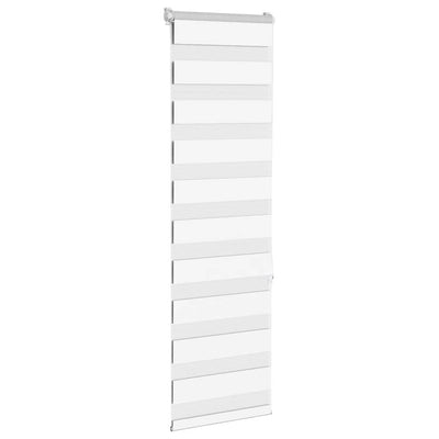 Zebra Blind White 40x150 cm Fabric Width 35.9 cm Polyester