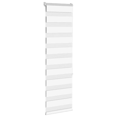 Zebra Blind White 50x150 cm Fabric Width 45.9 cm Polyester