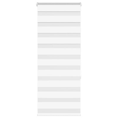 Zebra Blind White 55x150 cm Fabric Width 50.9 cm Polyester