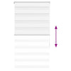 Zebra Blind White 70x150 cm Fabric Width 65.9 cm Polyester