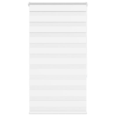Zebra Blind White 75x150 cm Fabric Width 70.9 cm Polyester
