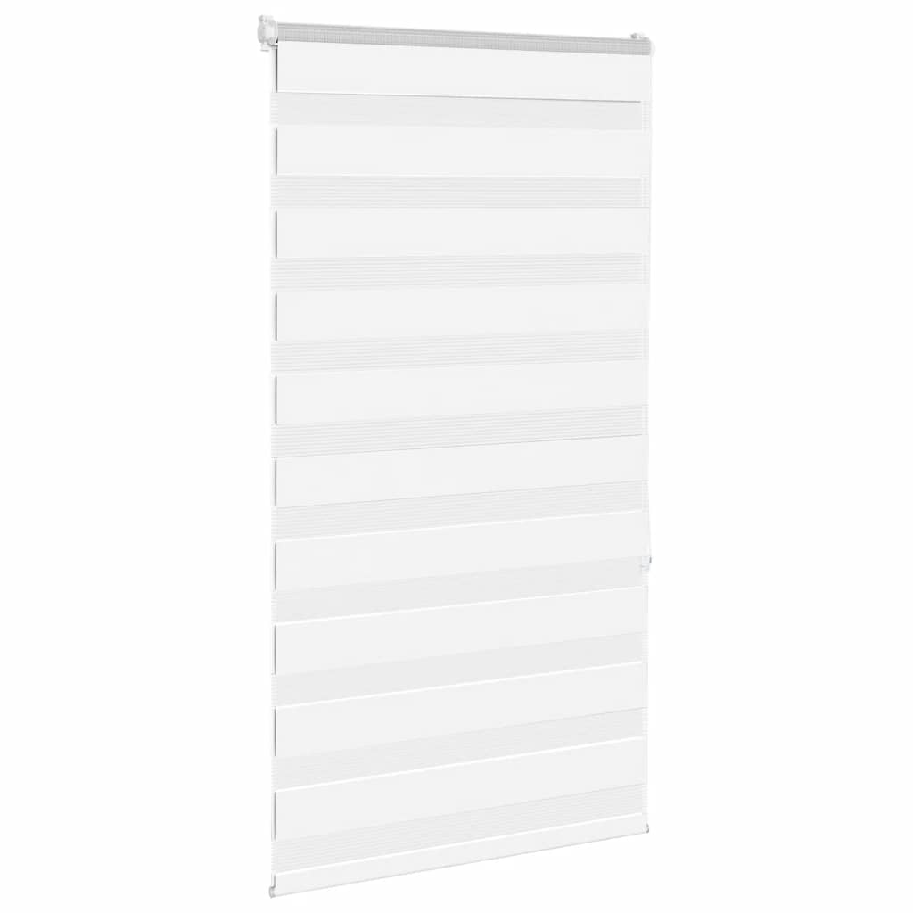 Zebra Blind White 85x150 cm Fabric Width 80.9 cm Polyester