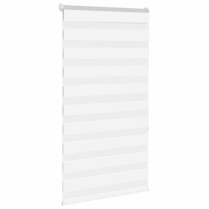 Zebra Blind White 85x150 cm Fabric Width 80.9 cm Polyester