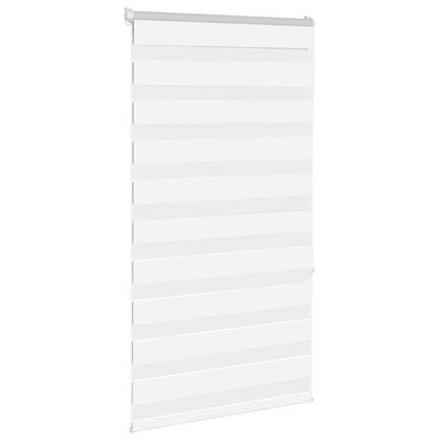 Zebra Blind White 90x150 cm Fabric Width 85.9 cm Polyester