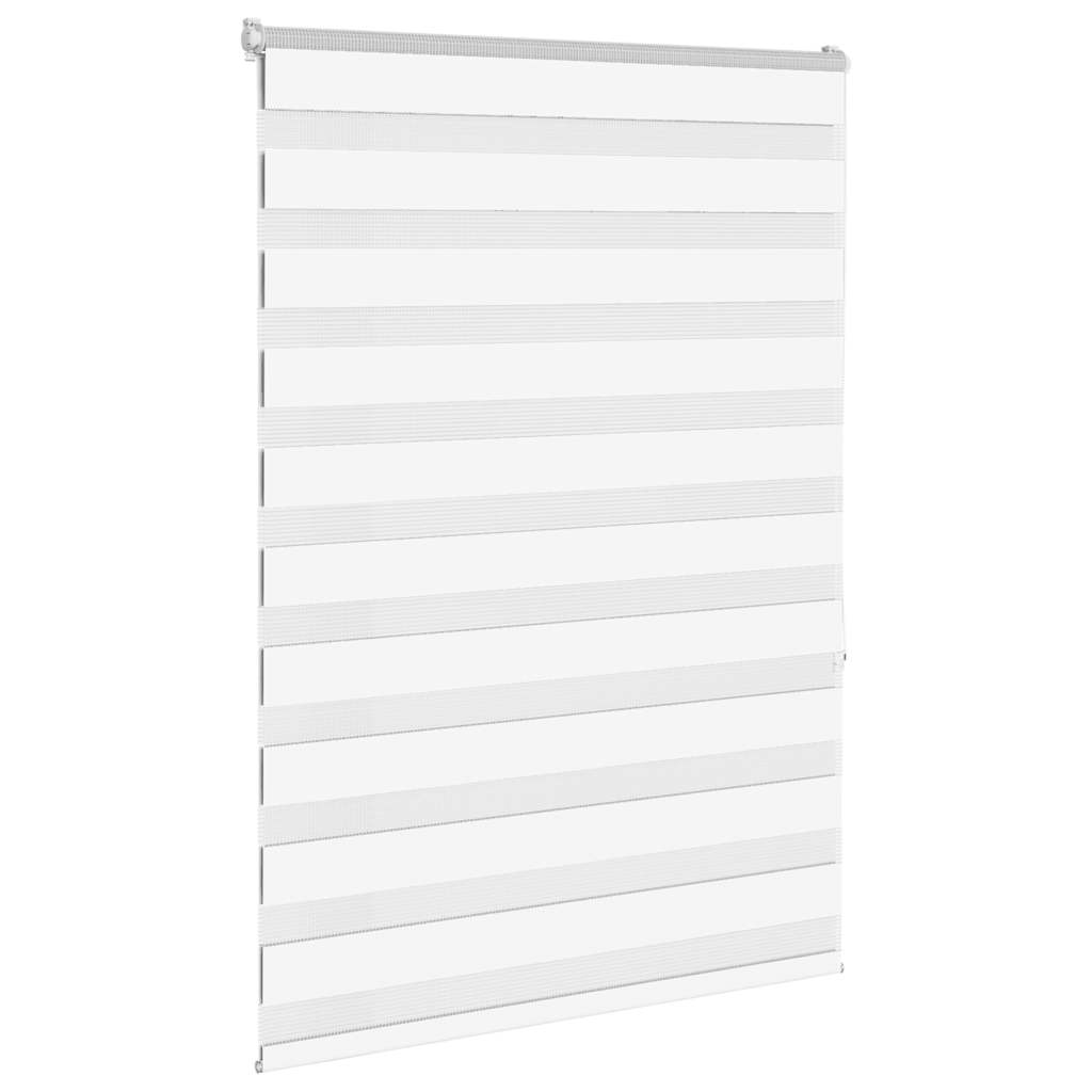 Zebra Blind White 95x150 cm Fabric Width 90.9 cm Polyester