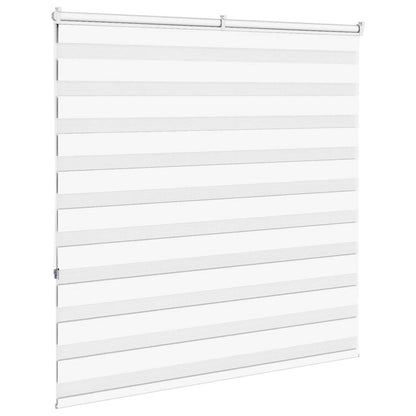 Zebra Blind White 140x150 cm Fabric Width 135.9 cm Polyester