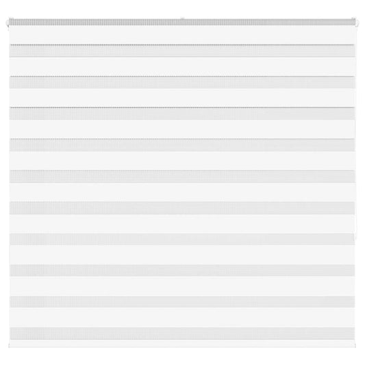 Zebra Blind White 165x150 cm Fabric Width 160.9 cm Polyester