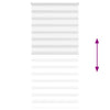Zebra Blind White 95x200 cm Fabric Width 90.9 cm Polyester