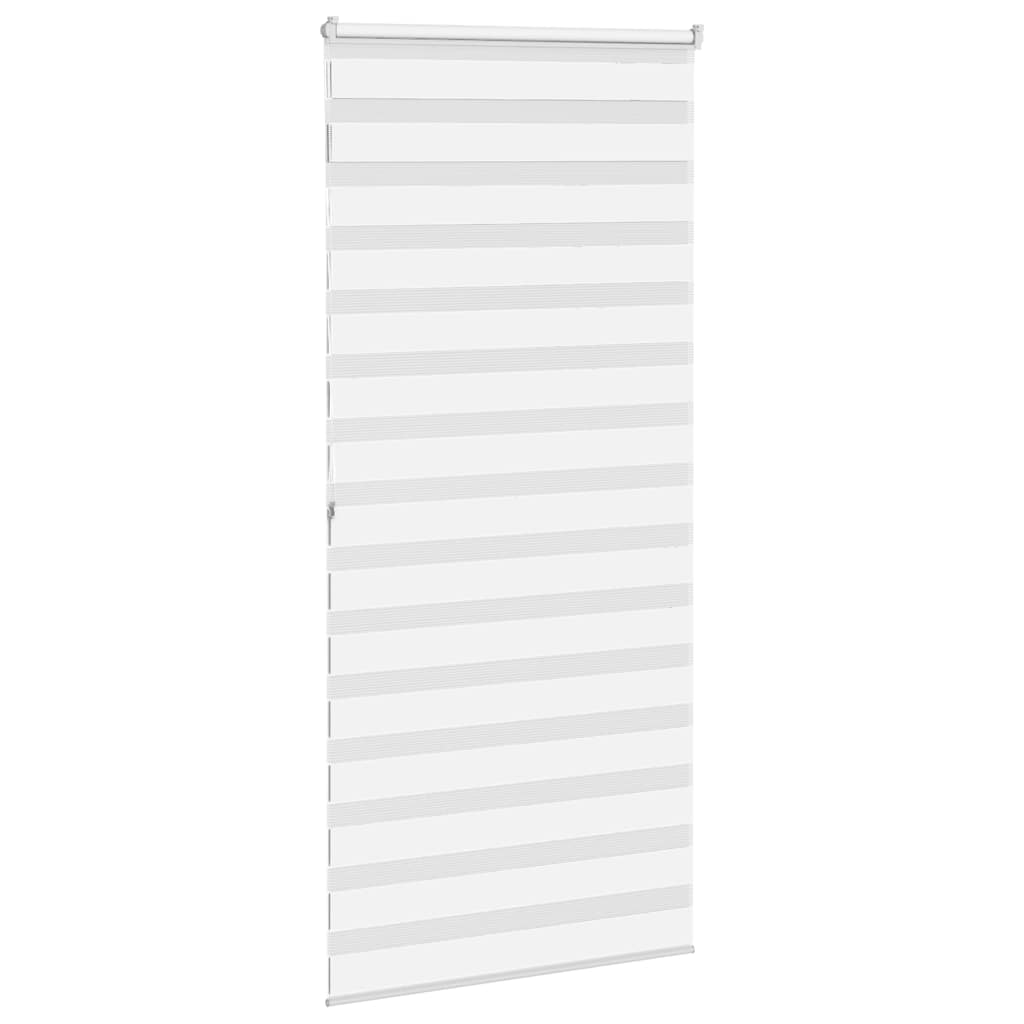 Zebra Blind White 100x200 cm Fabric Width 95.9 cm Polyester