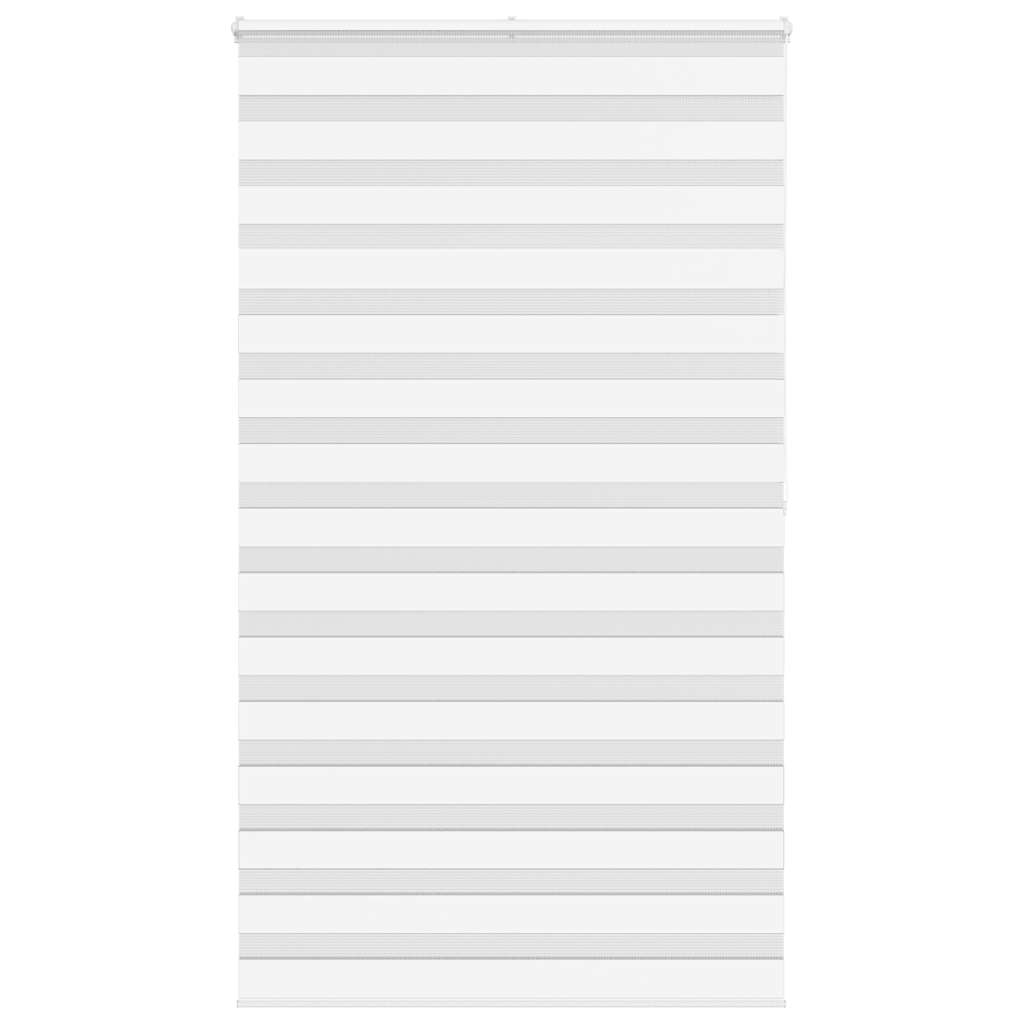 Zebra Blind White 120x200 cm Fabric Width 115.9 cm Polyester