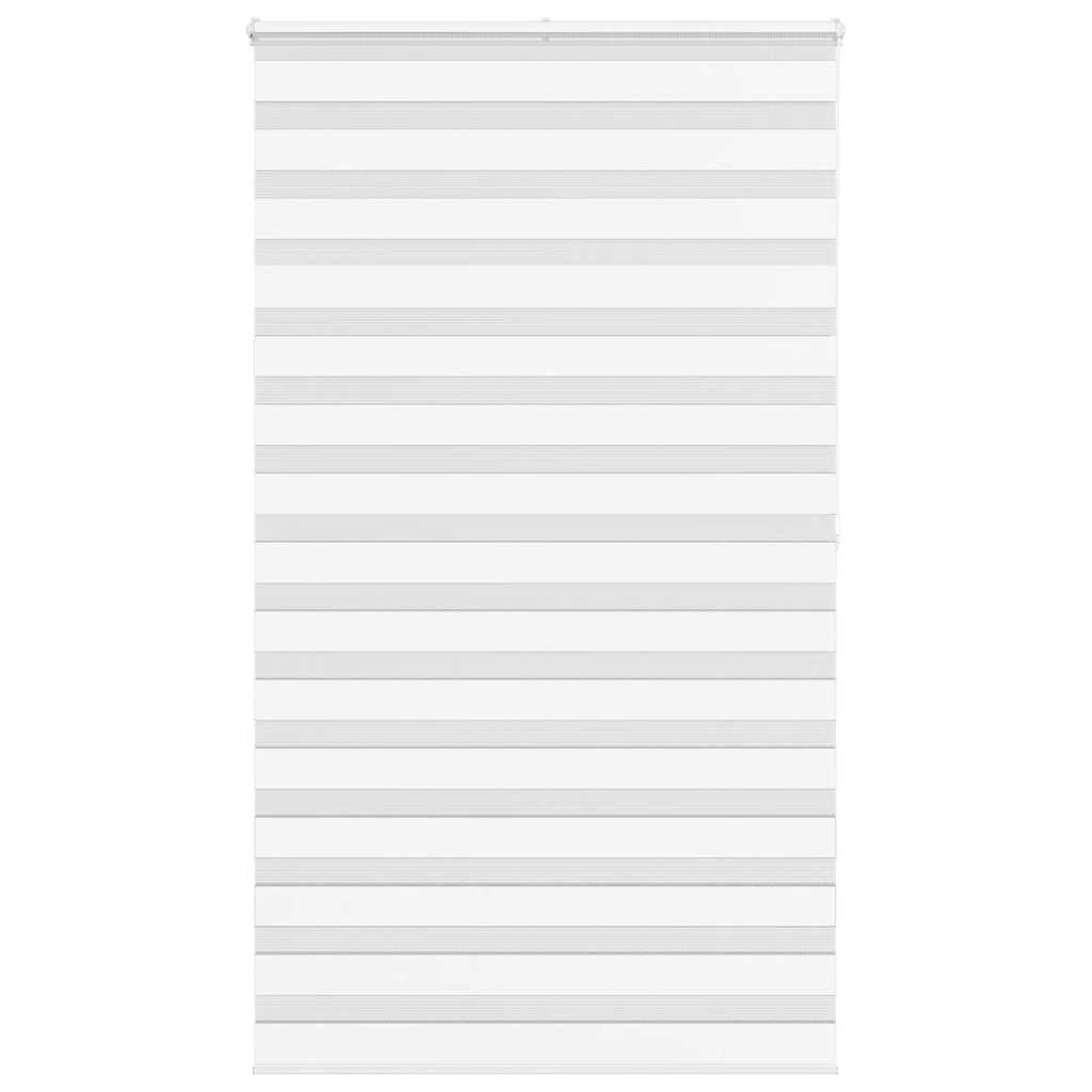 Zebra Blind White 125x200 cm Fabric Width 120.9 cm Polyester