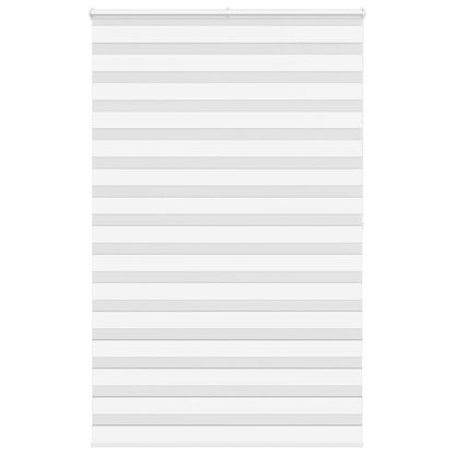 Zebra Blind White 140x200 cm Fabric Width 135.9 cm Polyester