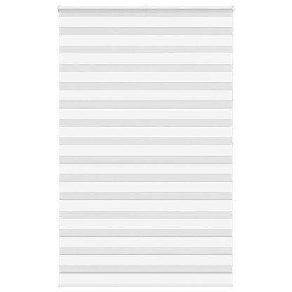 Zebra Blind White 150x200 cm Fabric Width 145.9 cm Polyester