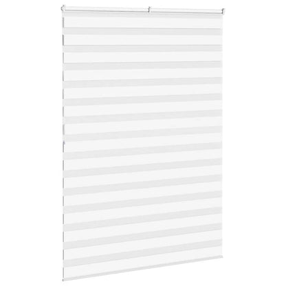 Zebra Blind White 155x200 cm Fabric Width 150.9 cm Polyester