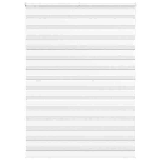 Zebra Blind White 165x200 cm Fabric Width 160.9 cm Polyester