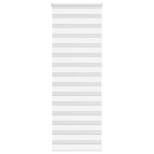 Zebra Blind White 75x230 cm Fabric Width 70.9 cm Polyester