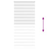 Zebra Blind White 95x230 cm Fabric Width 90.9 cm Polyester