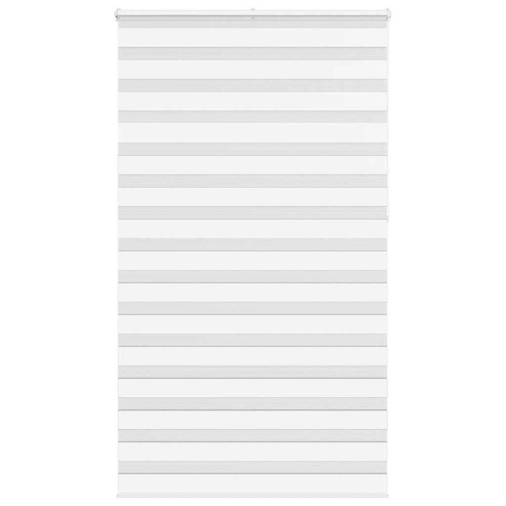 Zebra Blind White 120x230 cm Fabric Width 115.9 cm Polyester