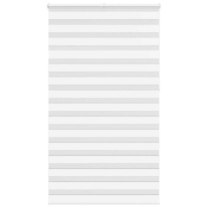 Zebra Blind White 120x230 cm Fabric Width 115.9 cm Polyester