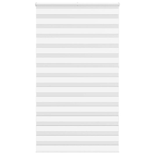 Zebra Blind White 125x230 cm Fabric Width 120.9 cm Polyester
