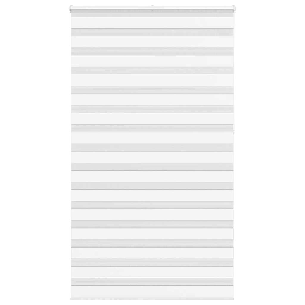 Zebra Blind White 130x230 cm Fabric Width 125.9 cm Polyester