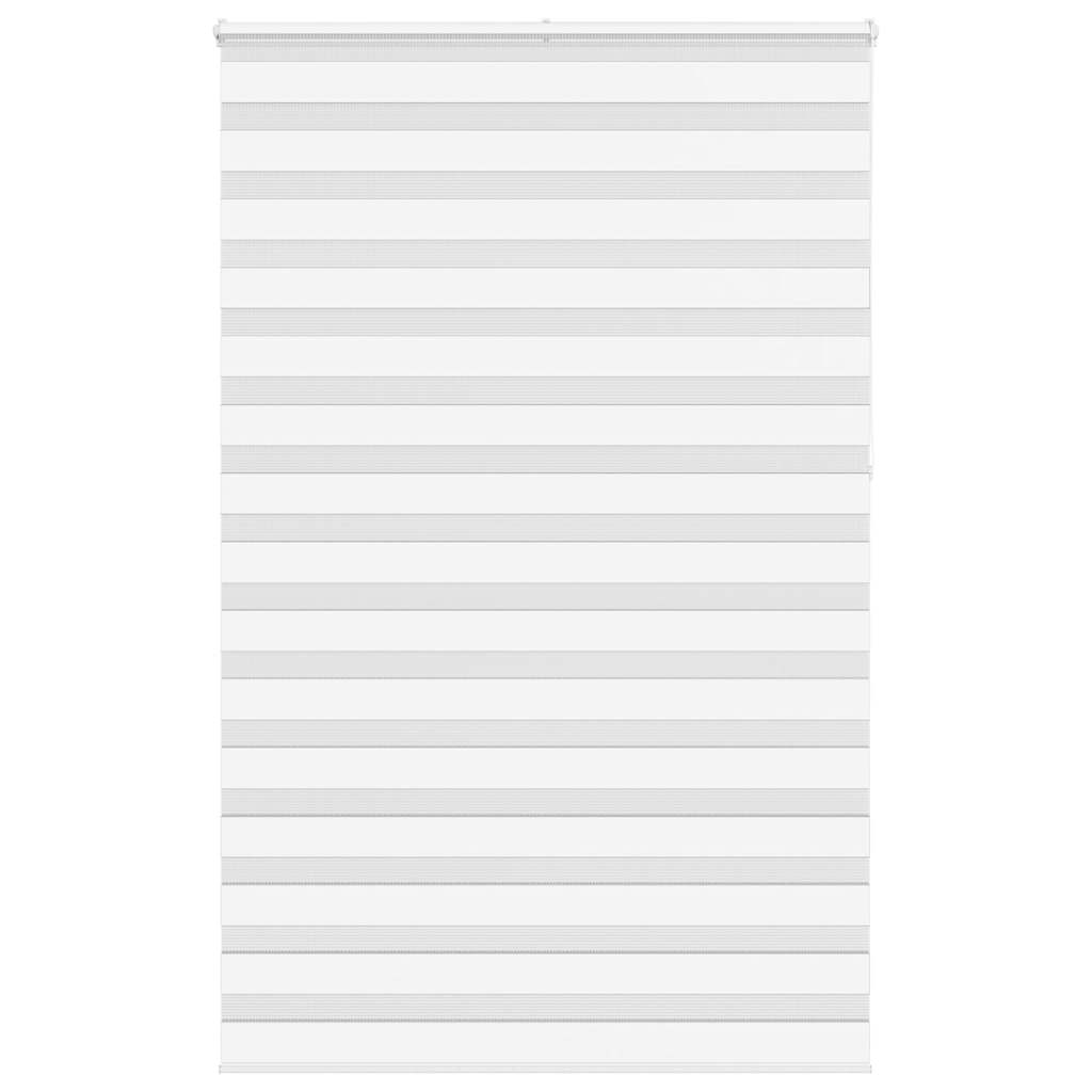 Zebra Blind White 140x230 cm Fabric Width 135.9 cm Polyester