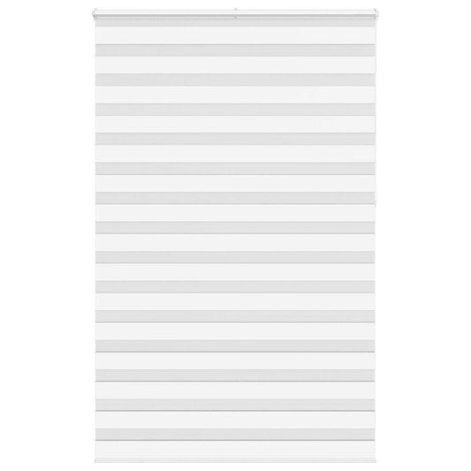 Zebra Blind White 150x230 cm Fabric Width 145.9 cm Polyester