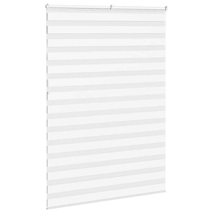 Zebra Blind White 155x230 cm Fabric Width 150.9 cm Polyester