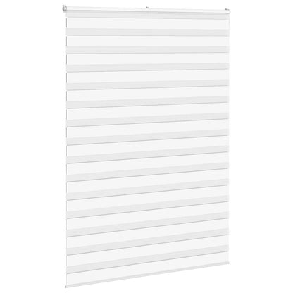 Zebra Blind White 160x230 cm Fabric Width 155.9 cm Polyester