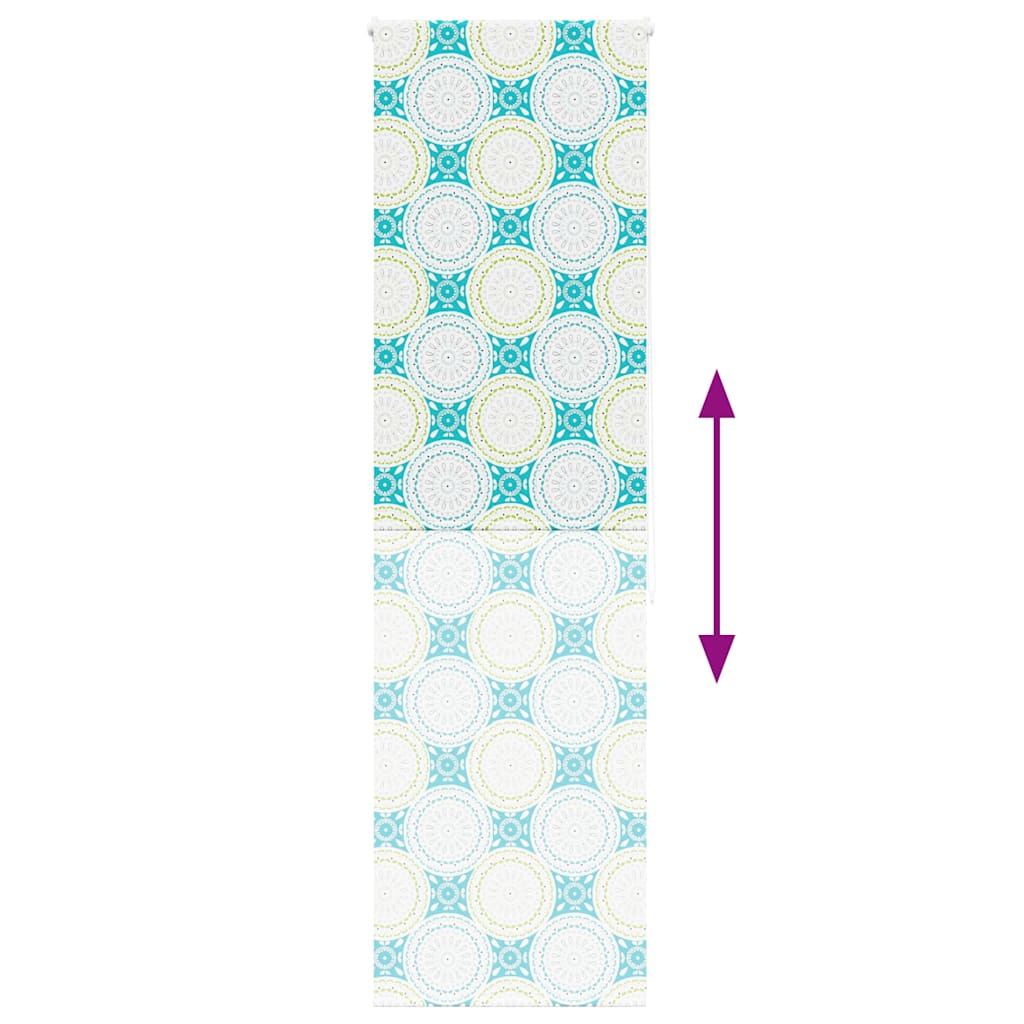 Shower Roller Blind 80x240 cm Fabric Width 76 cm