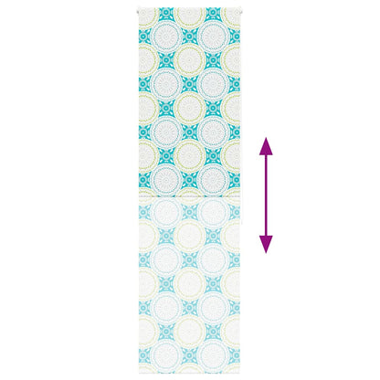Shower Roller Blind 80x240 cm Fabric Width 76 cm