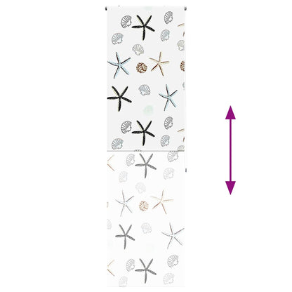 Shower Roller Blind 60x240 cm Fabric Width 56 cm
