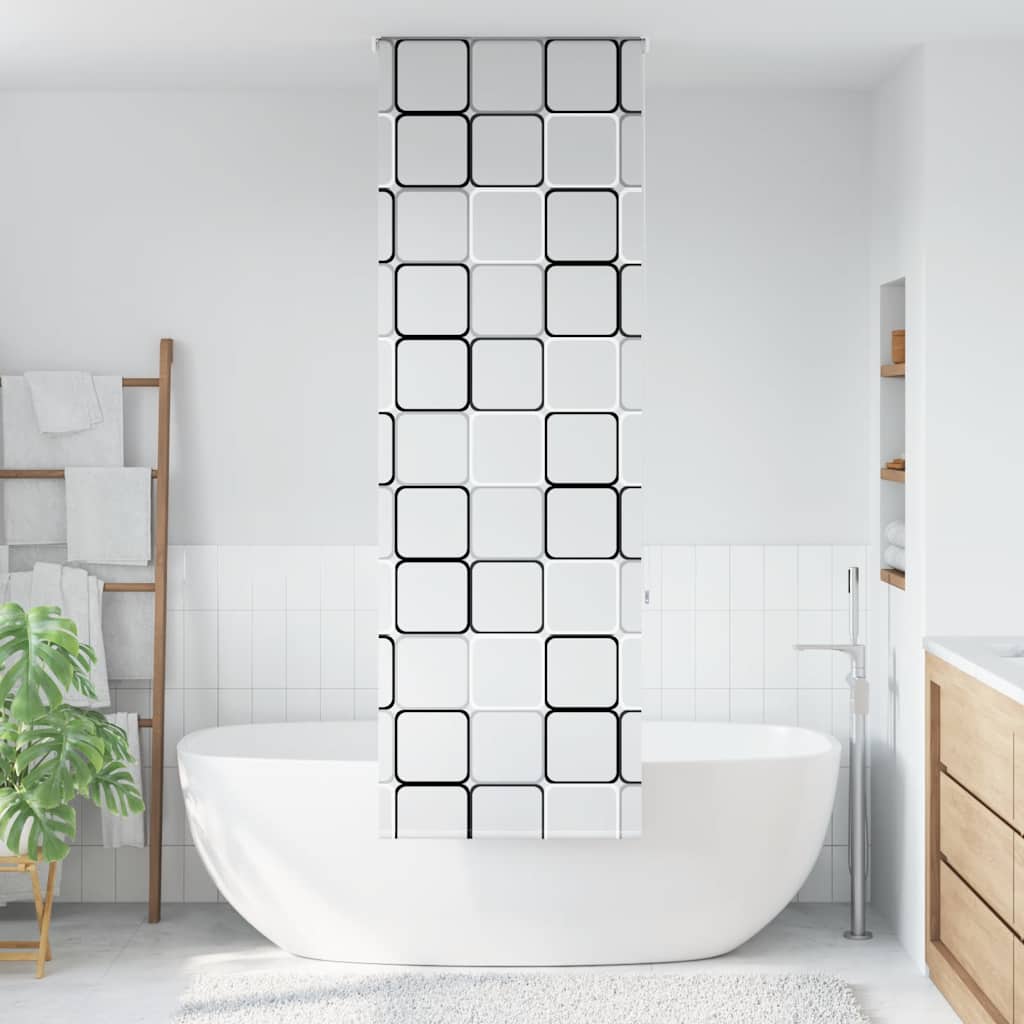 Shower Roller Blind 70x240 cm Fabric Width 66 cm
