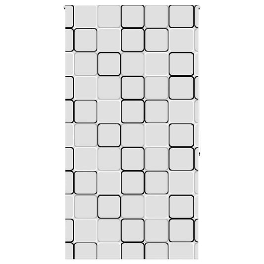 Shower Roller Blind 130x240 cm Fabric Width 126 cm
