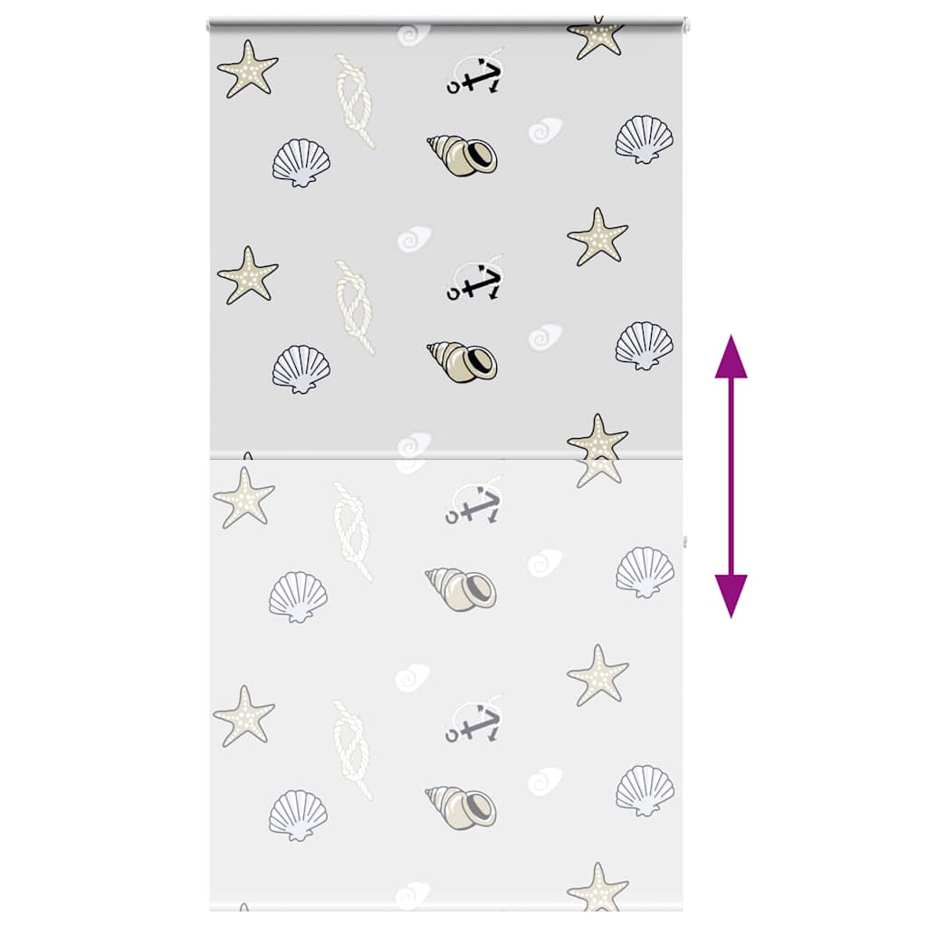 Shower Roller Blind with Cassette 120x240 cm Fabric Width 116 cm