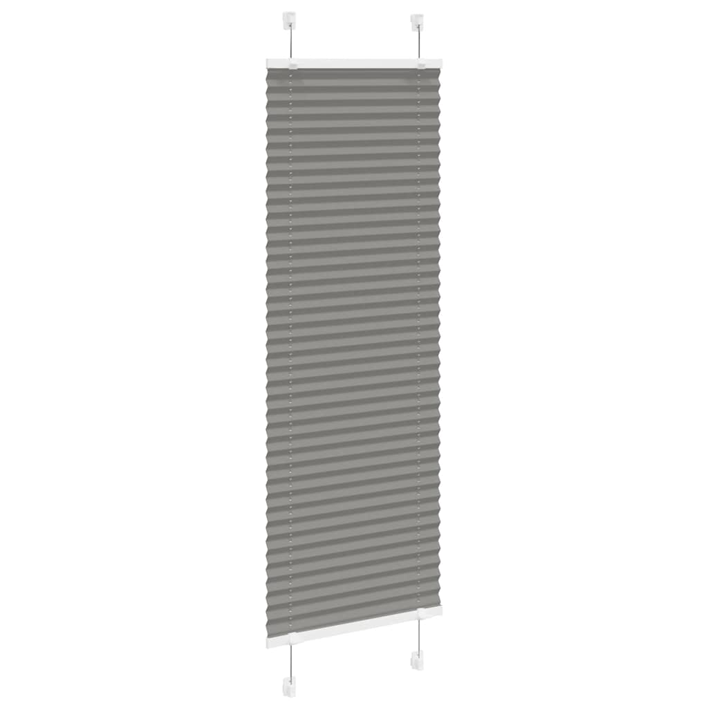 Pleated Blind Anthracite 40x100 cm Fabric Width 39,4 cm Polyester