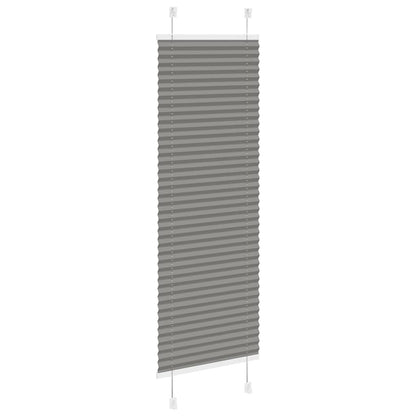 Pleated Blind Anthracite 40x100 cm Fabric Width 39,4 cm Polyester