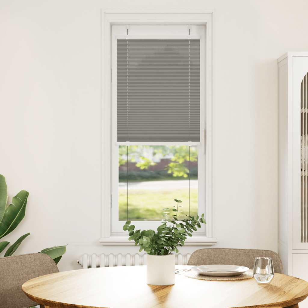 Pleated Blind Anthracite 40x100 cm Fabric Width 39,4 cm Polyester