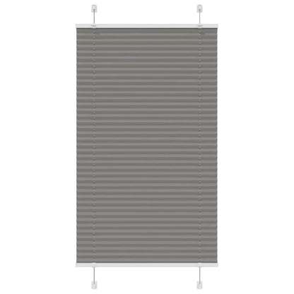 Pleated Blind Anthracite 70x100 cm Fabric Width 69.4 cm Polyester