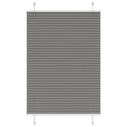 Pleated Blind Anthracite 85x100 cm Fabric Width 84.4 cm Polyester