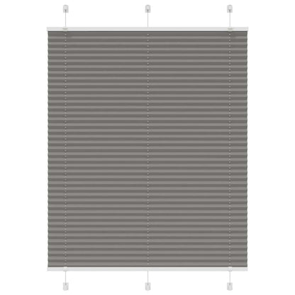 Pleated Blind Anthracite 110x100 cm Fabric Width 109.4 cm Polyester