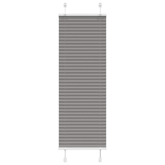 Pleated Blind Anthracite 45x150 cm Fabric Width 44.4 cm Polyester