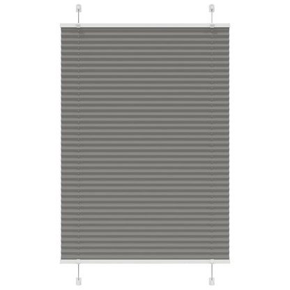 Pleated Blind Anthracite 90x150 cm Fabric Width 89.4 cm Polyester