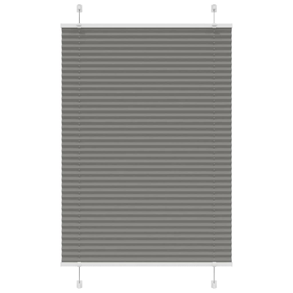 Pleated Blind Anthracite 95x150 cm Fabric Width 94.4 cm Polyester
