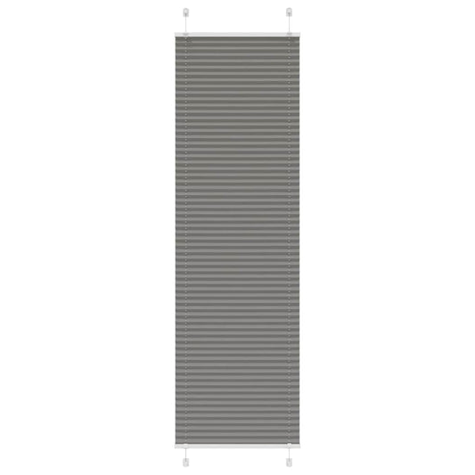 Pleated Blind Anthracite 60x200 cm Fabric Width 59.4 cm Polyester