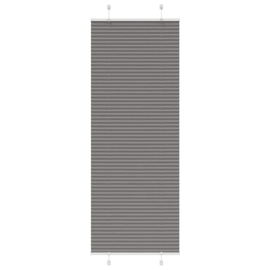 Pleated Blind Anthracite 70x200 cm Fabric Width 69.4 cm Polyester