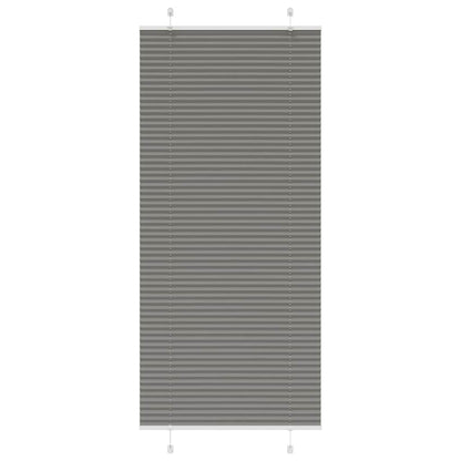 Pleated Blind Anthracite 90x200 cm Fabric Width 89.4 cm Polyester